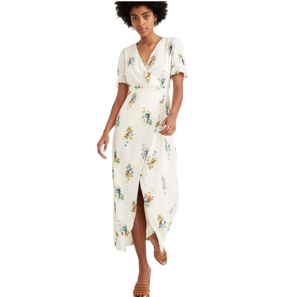 Madewell Ruffle-Sleeve Maxi Dress in Classic Corsage – Size 2 - Picture 1 of 6